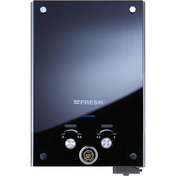 Fresh Crystal Gas Water Heater 6 Liters Black. Fresh Crystal Gas Water Heater 6 Liters Black.